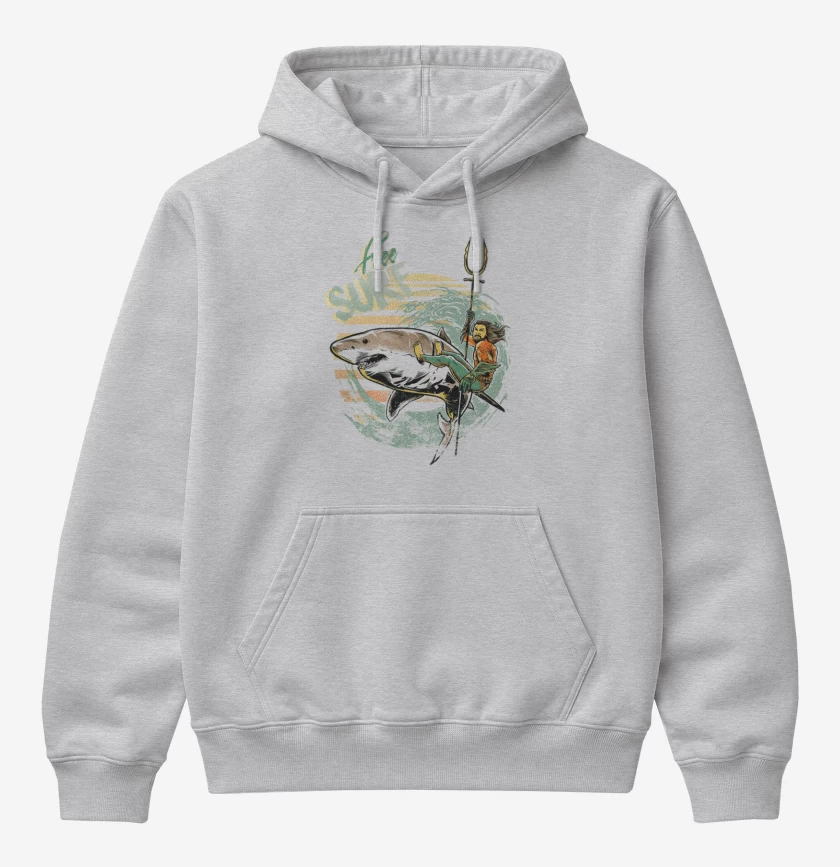 Poleron Canguro básico Gris Melange de FREE SURF 