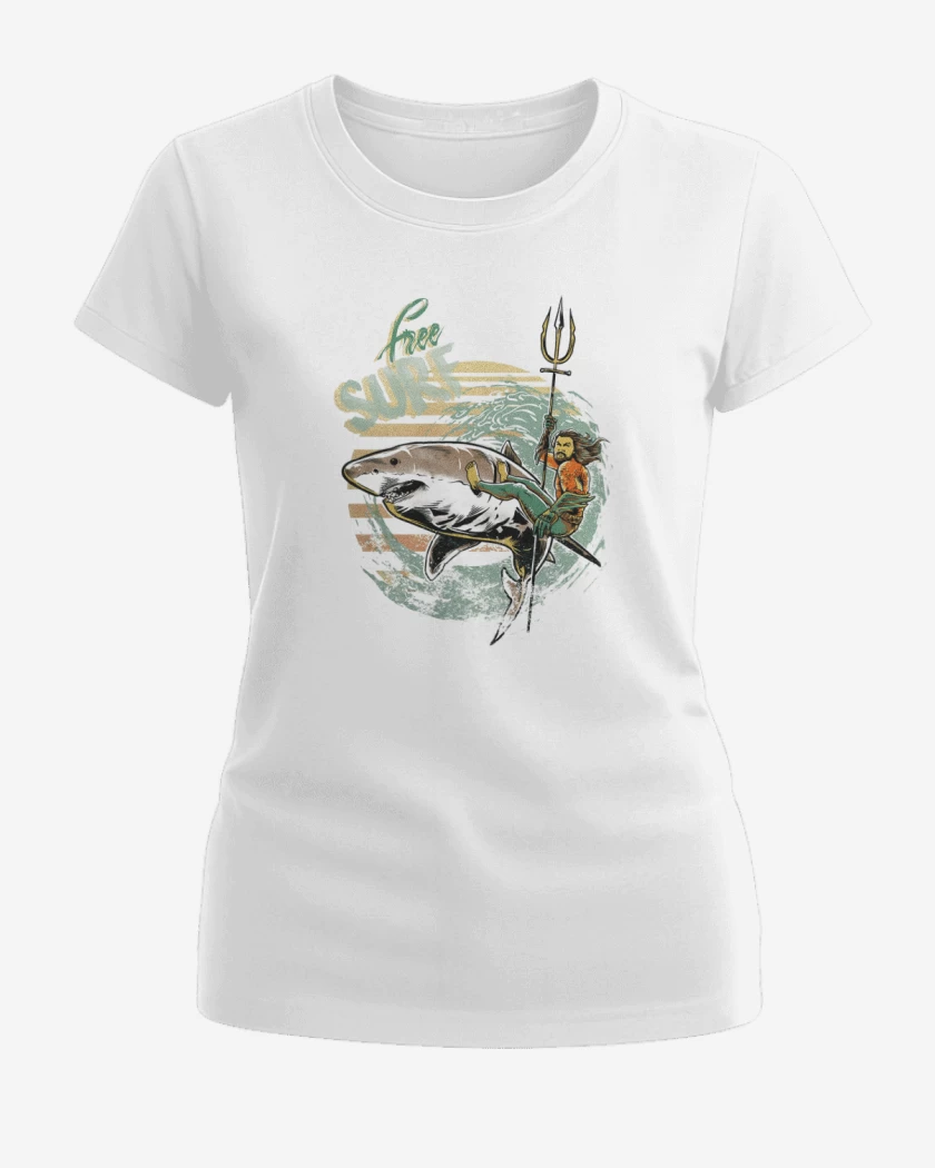 Polera de Mujer Blanco de FREE SURF 