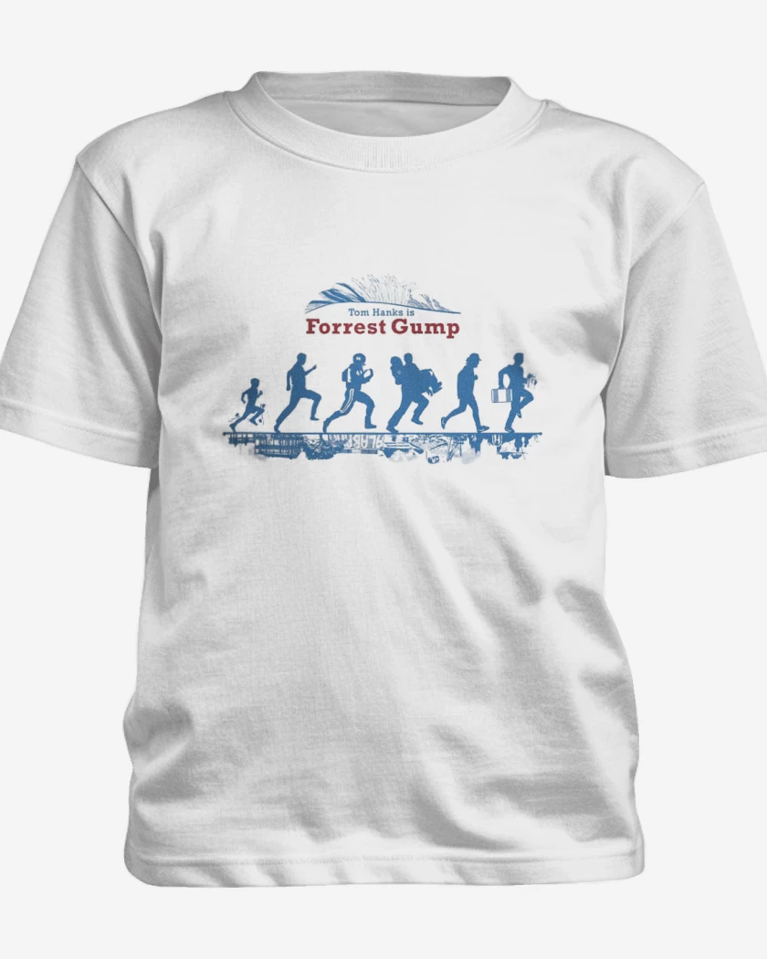 Polera de niño Blanco de Forrest time line 