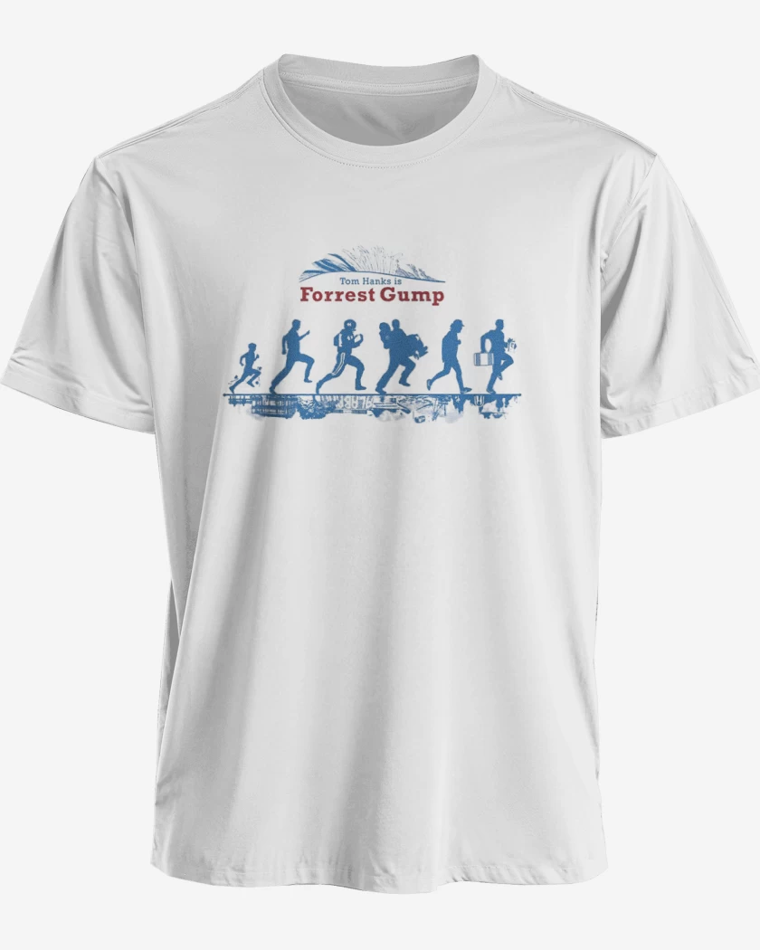 Polera premium Blanco de Forrest time line 