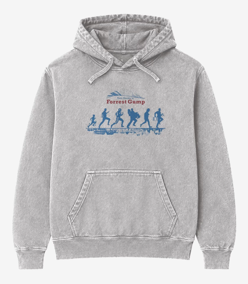 Poleron Canguro Acid Wash Gris Melange de Forrest time line 