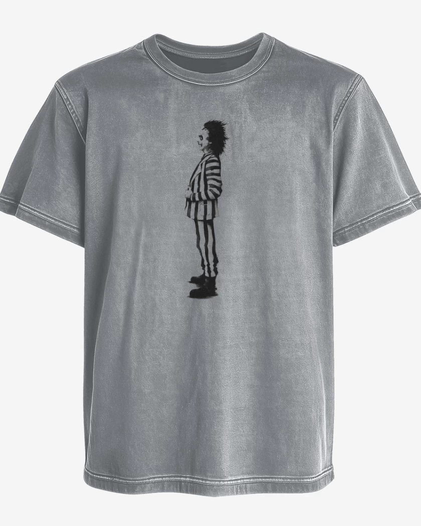 Polera desgastada Gris Melange de juice 