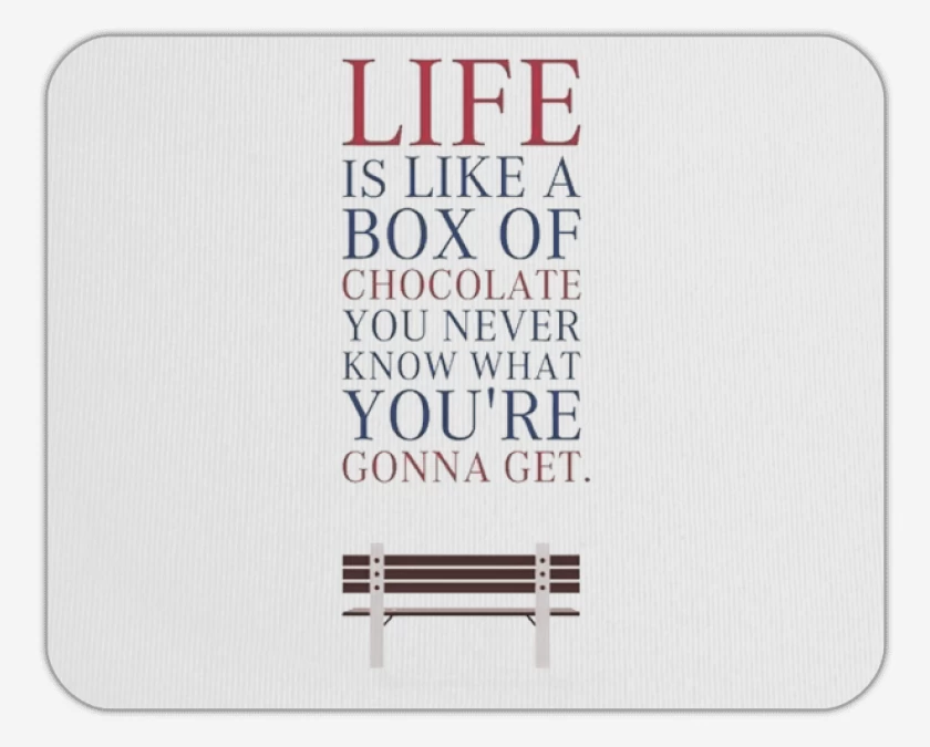 Mousepad Box of chocolate