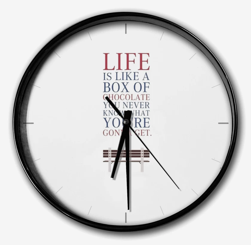 Reloj Blanco de Box of chocolate