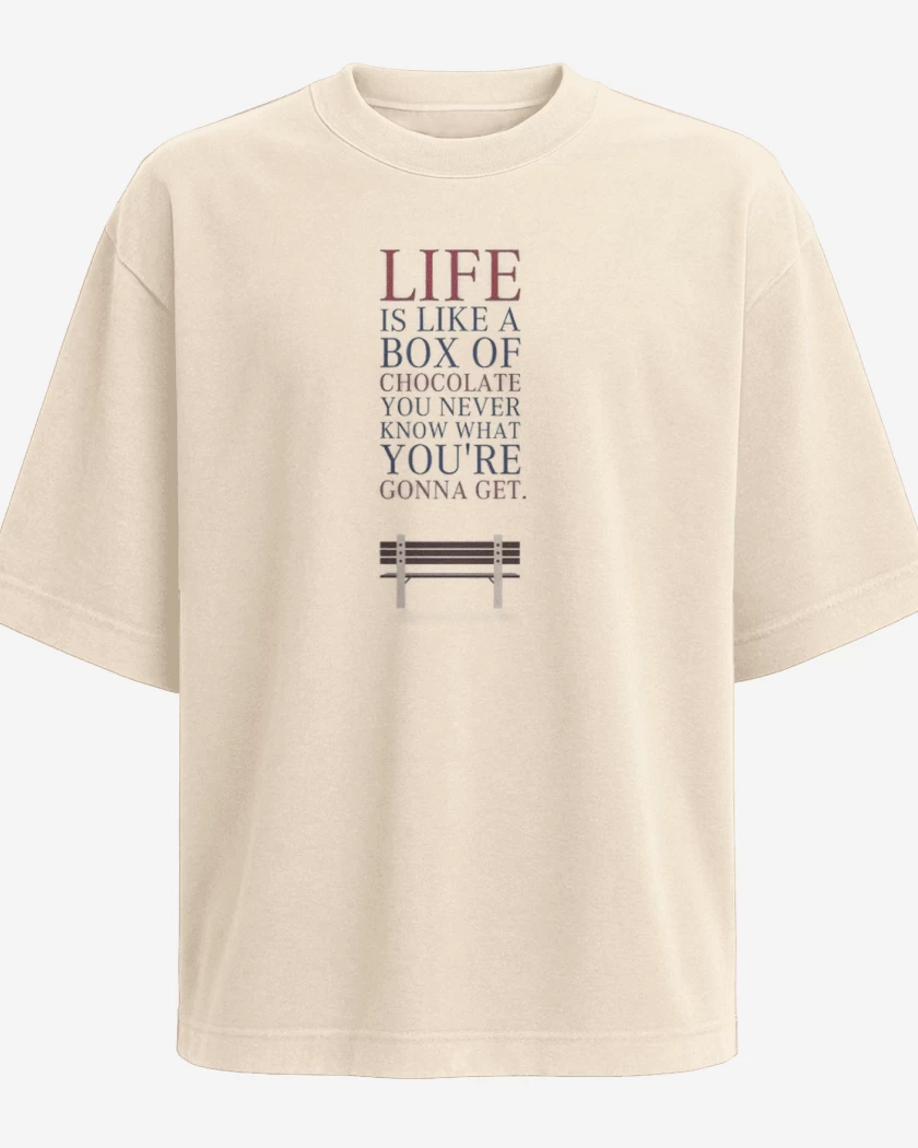 Polera Oversize Box of chocolate