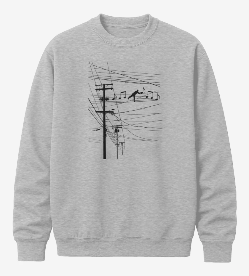 Poleron polo Gris Melange de Pentacable 