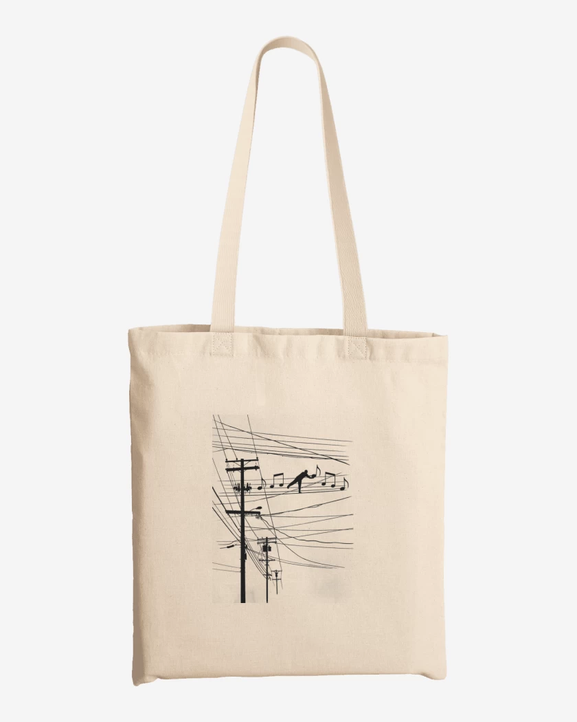 Totebag Blanco de Pentacable 