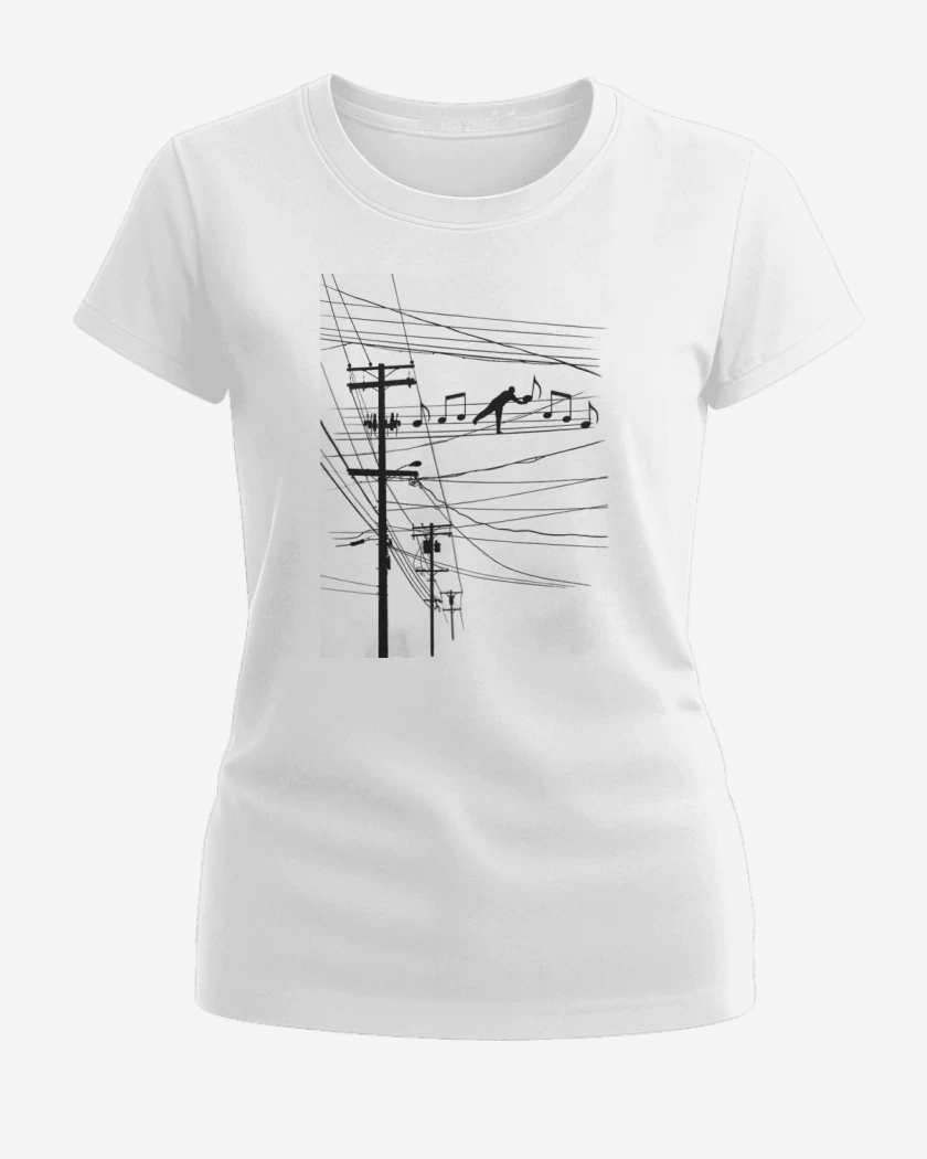 Polera de Mujer Blanco de Pentacable 