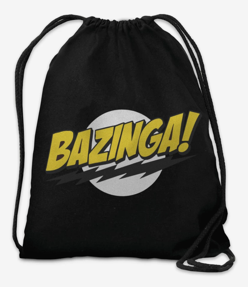 Mochila Negro de Bazinga!