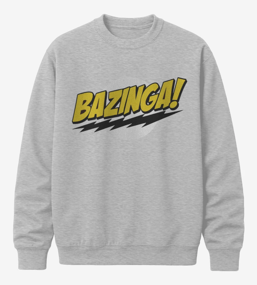 Poleron polo Gris Melange de Bazinga!