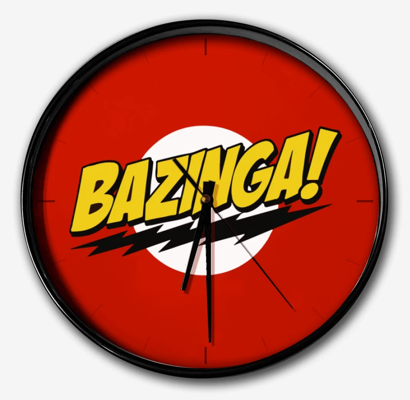 Reloj Rojo de Bazinga!