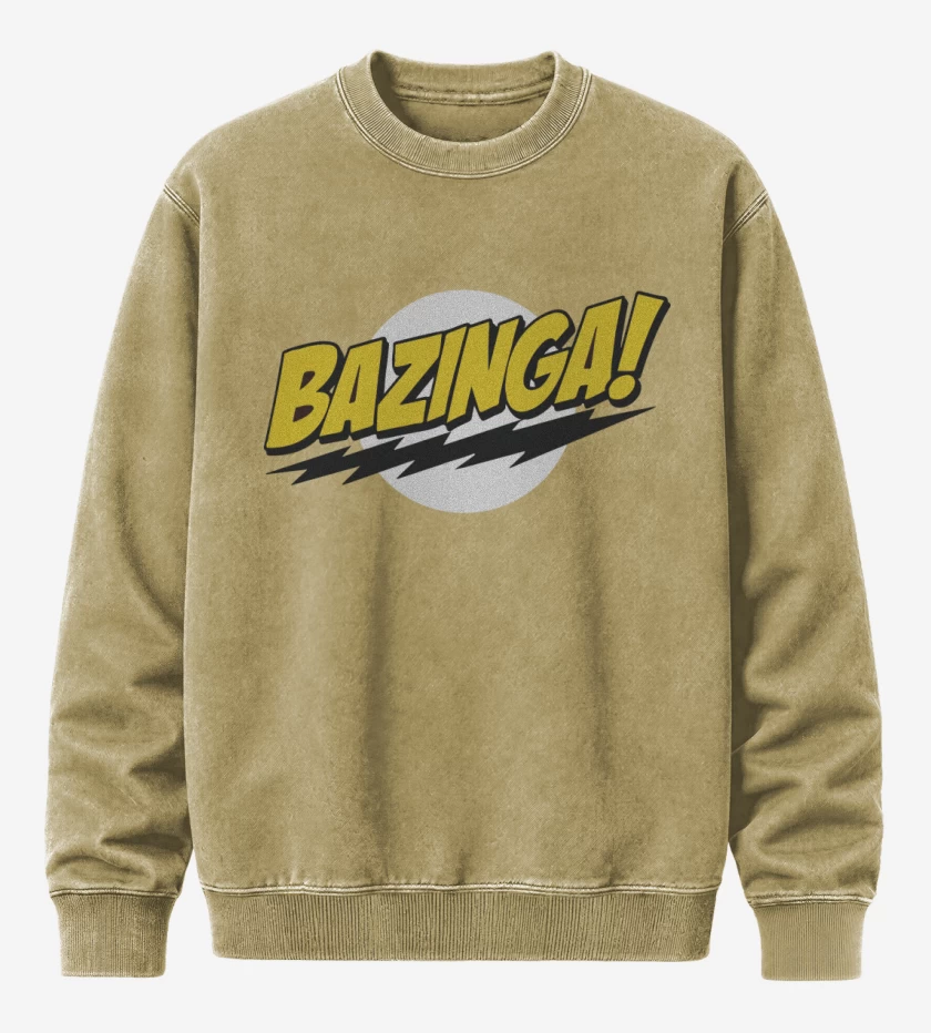 Poleron Polo Acid Wash Beige de Bazinga!