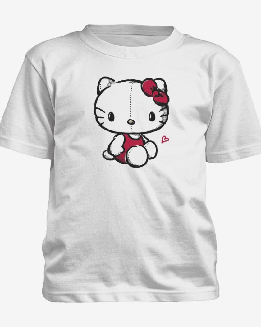 Polera de niño Blanco de Kitty 