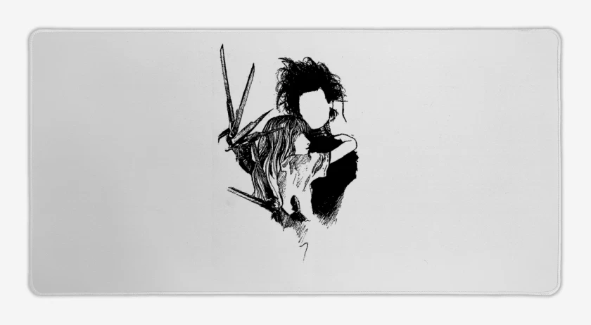 Mouse pad Gamer Blanco de Edward y Kim 