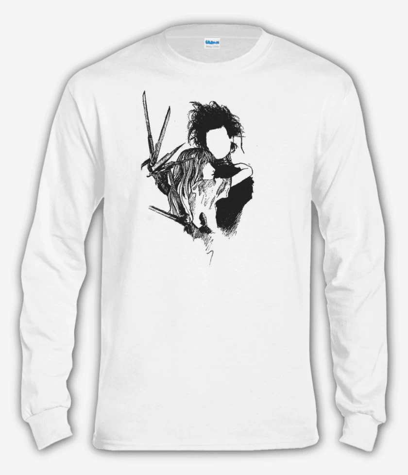Polera manga larga Blanco de Edward y Kim 