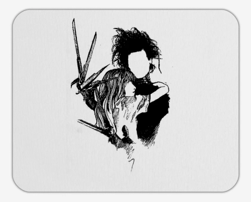 Mousepad Edward y Kim 