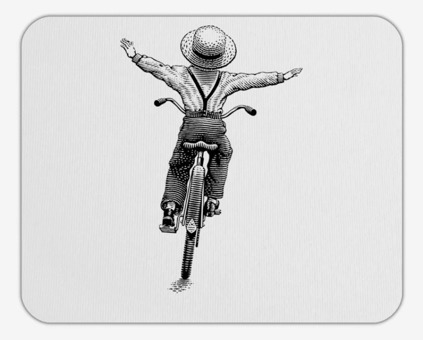 Mousepad Bike free kid 