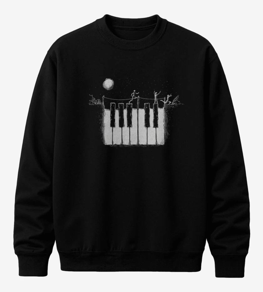 Poleron polo Piano noche 