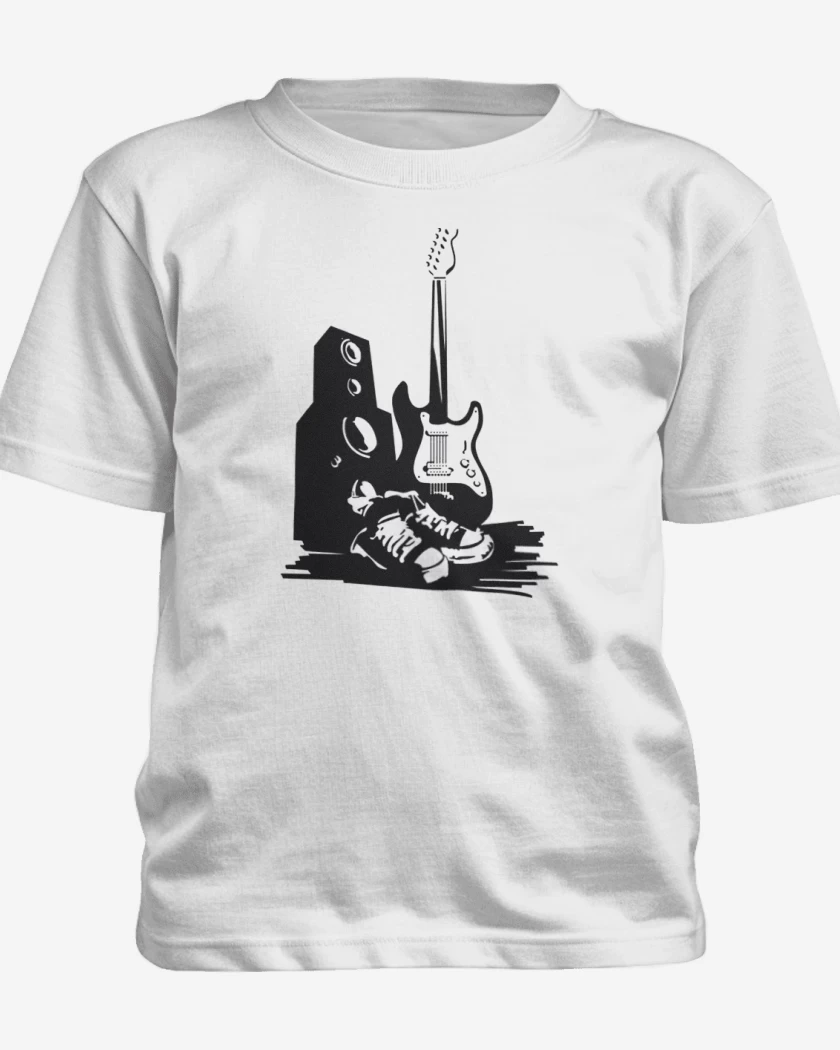 Polera de niño Blanco de Rock pack