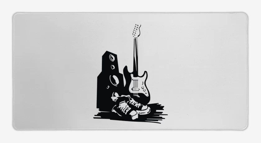 Mouse pad Gamer Blanco de Rock pack