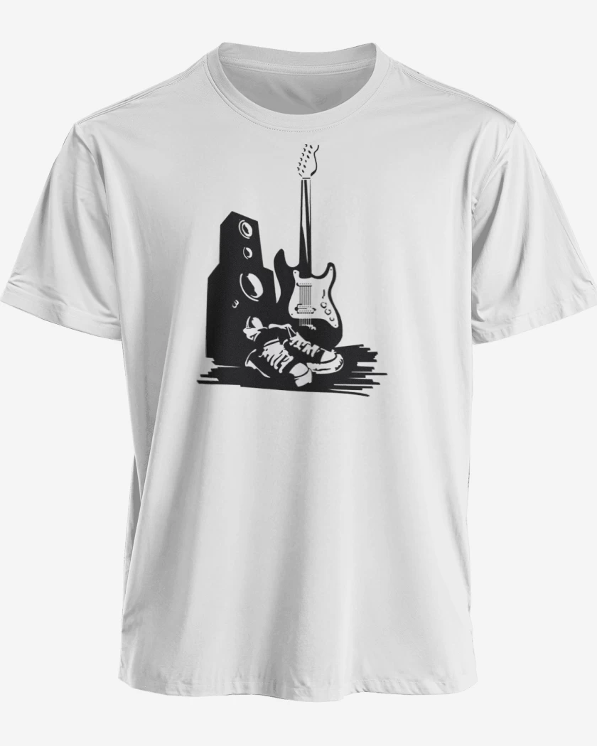 Polera premium Blanco de Rock pack
