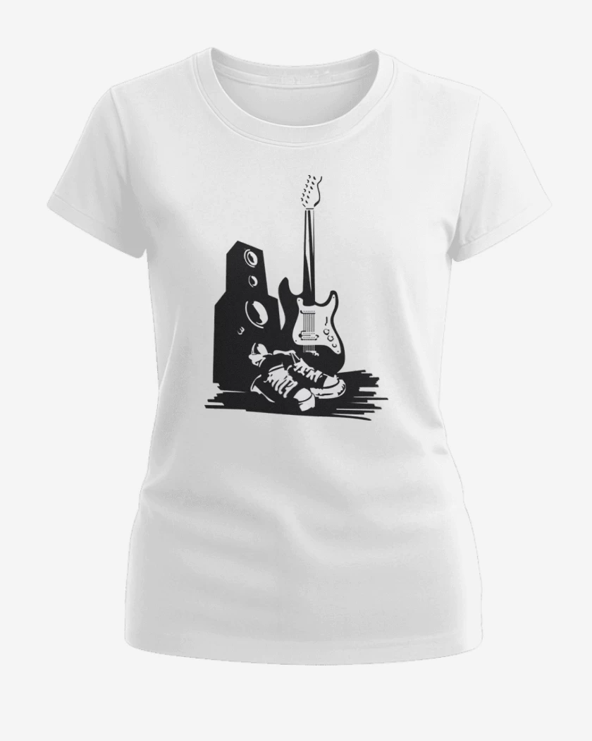 Polera de Mujer Blanco de Rock pack