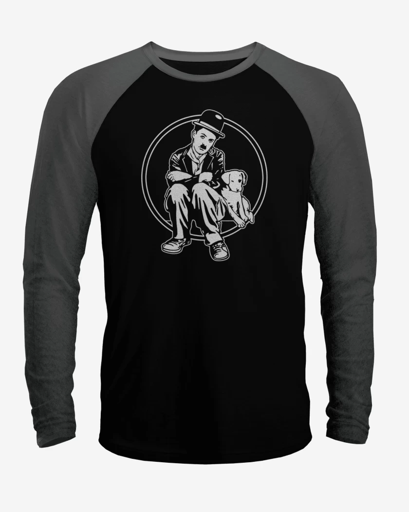 Polera Raglan Chaplin perrito