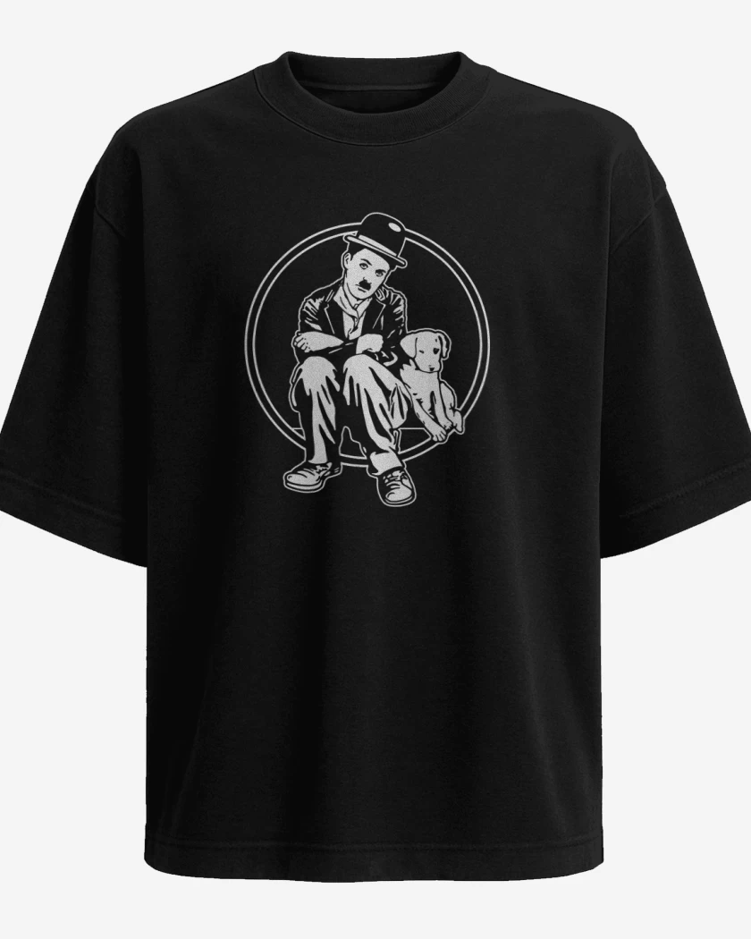Polera Oversize Chaplin perrito