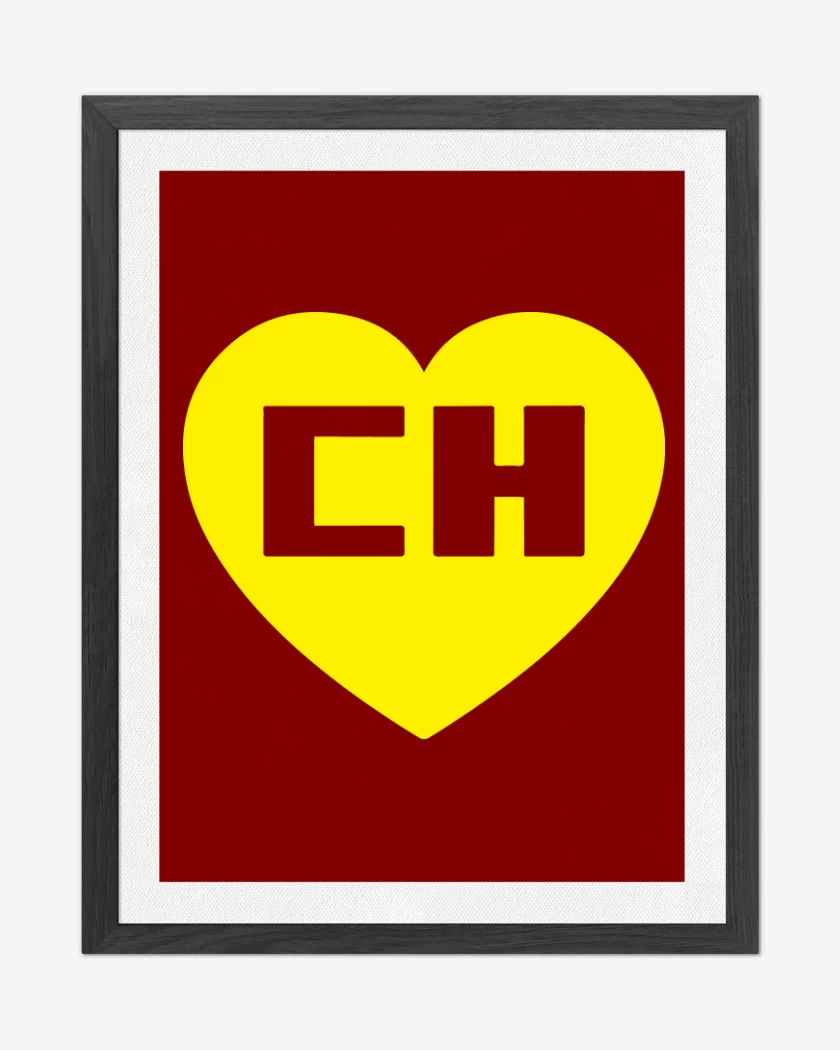 Cuadro decorativo Rojo de Chapulin escudo