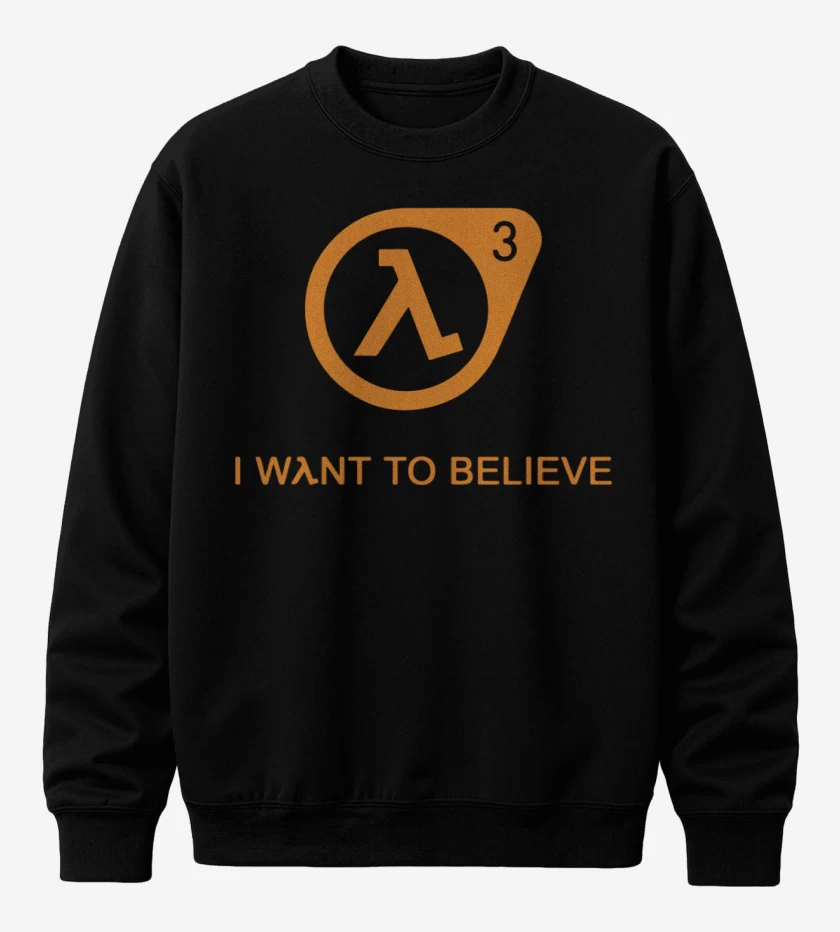 Poleron polo Half Life - 3 I Want to Believe