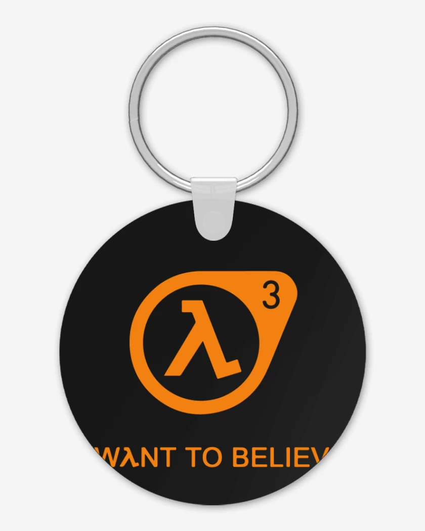 Llavero Half Life - 3 I Want to Believe