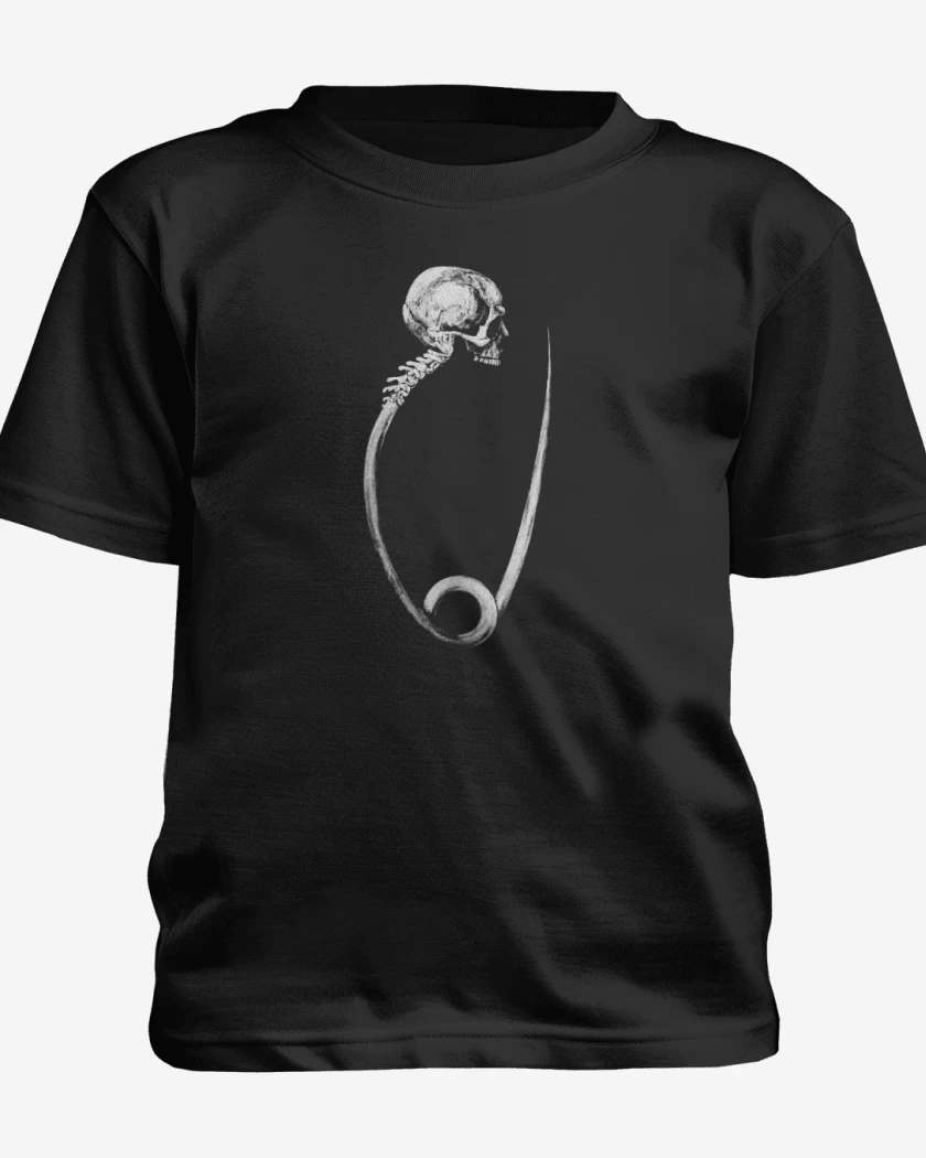 Polera de niño Negro de skull 5
