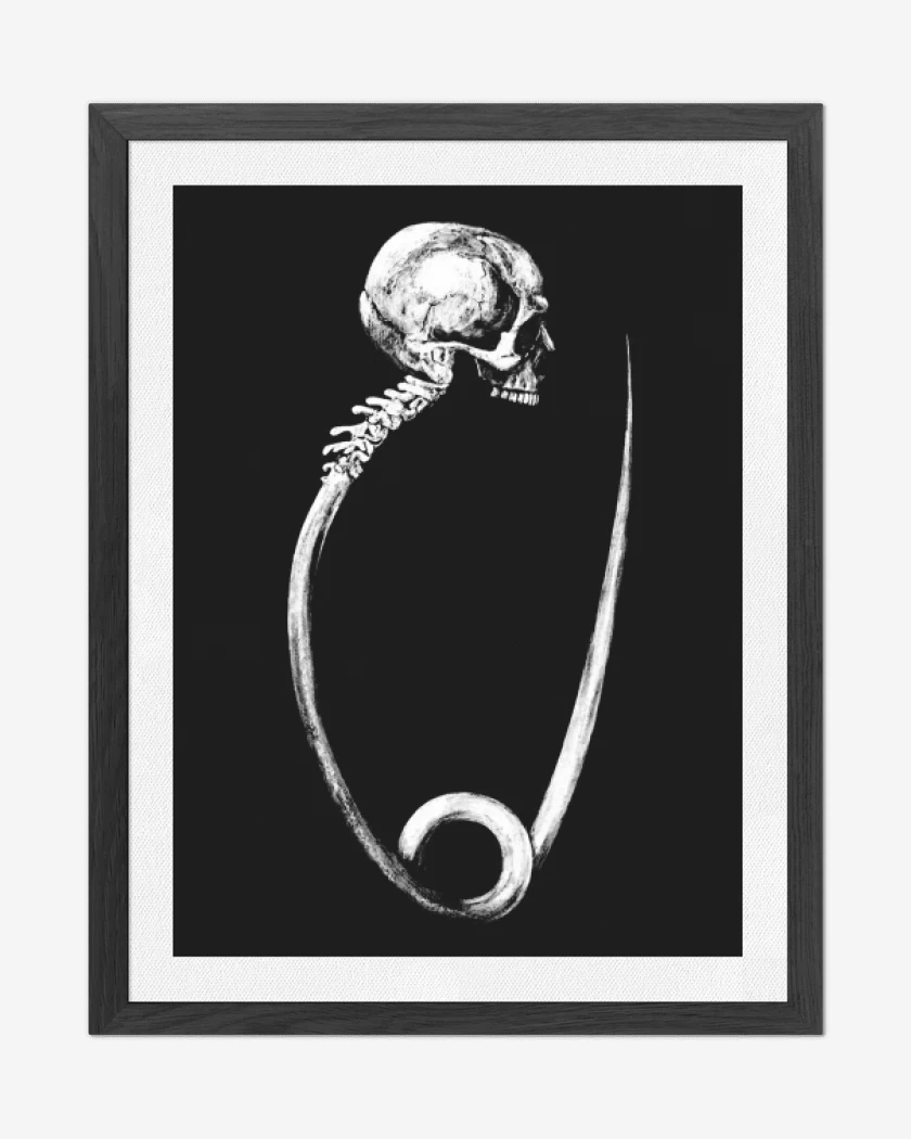 Cuadro decorativo Negro de skull 5