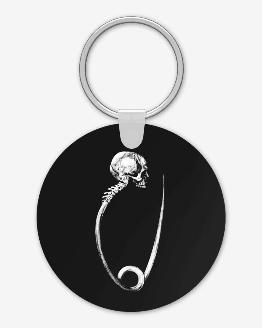 Llavero Negro de skull 5