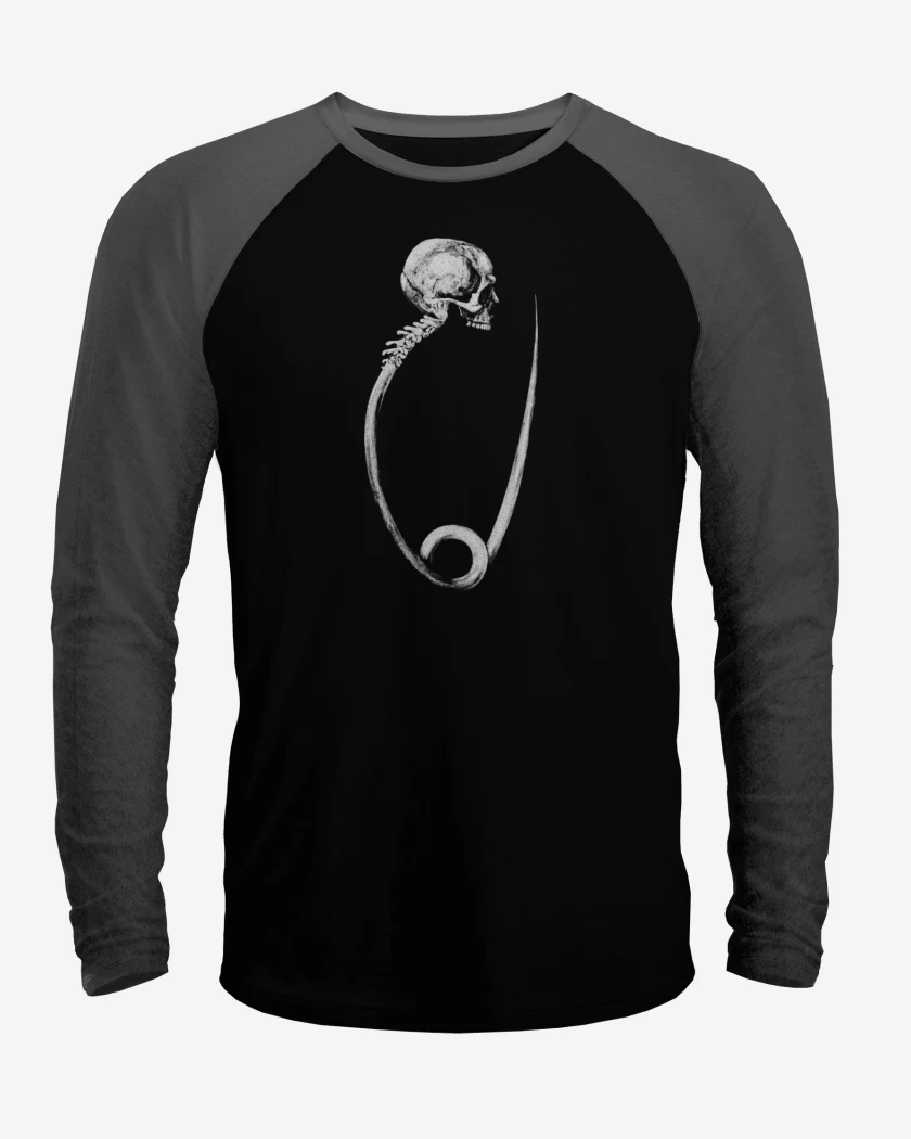 Polera Raglan skull 5