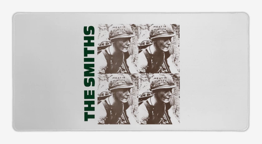 Mouse pad Gamer Blanco de The smiths meat is murder