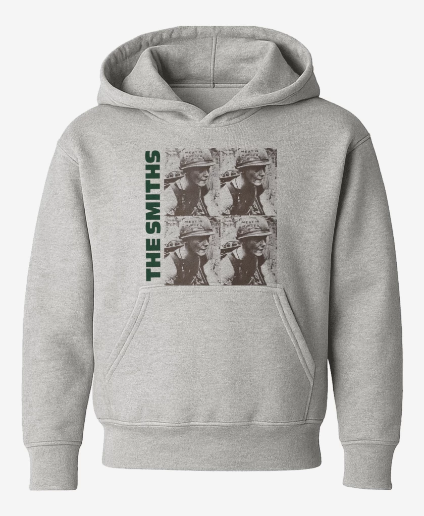 Poleron de niño Gris Melange de The smiths meat is murder