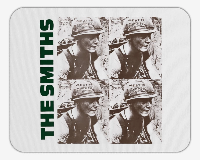 Mousepad Blanco de The smiths meat is murder