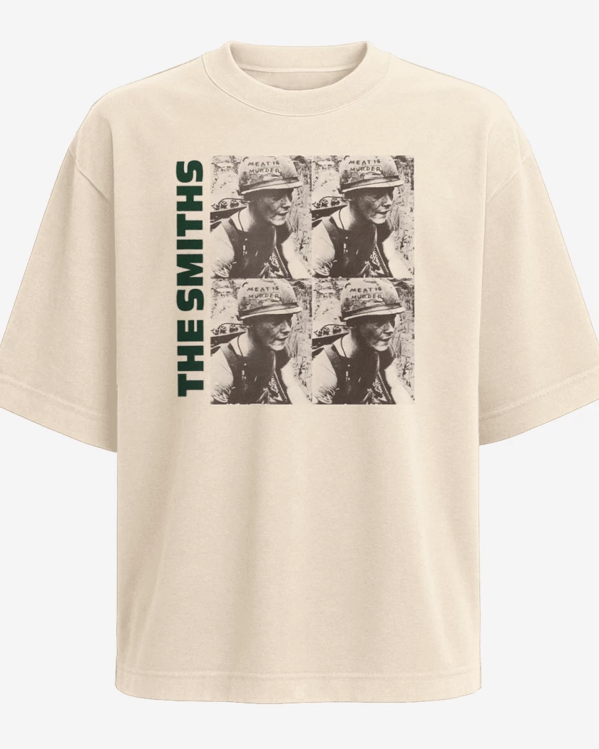 Polera Oversize The smiths meat is murder