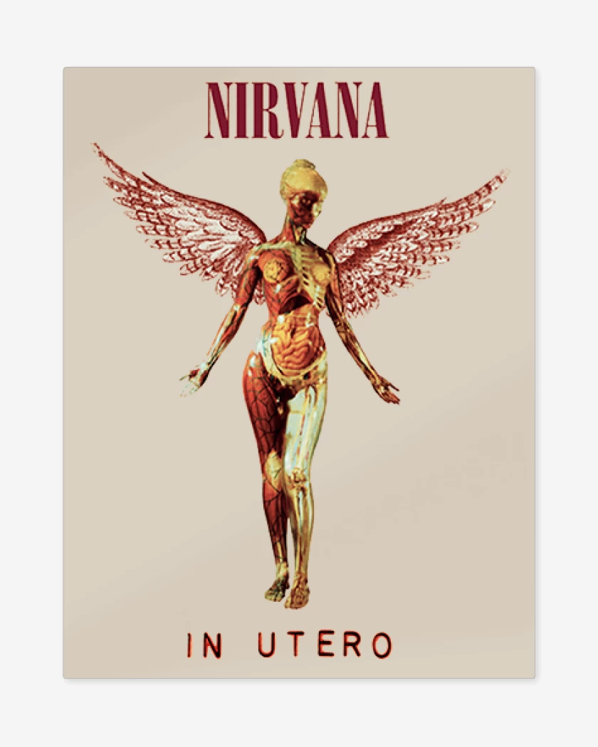 Print metalico Beige de In utero