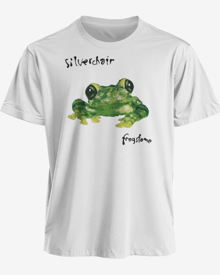 Polera premium Blanco de Silverchair frogstomp