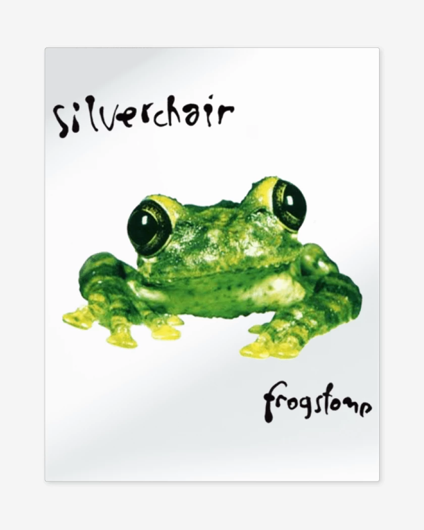 Print metalico Blanco de Silverchair frogstomp