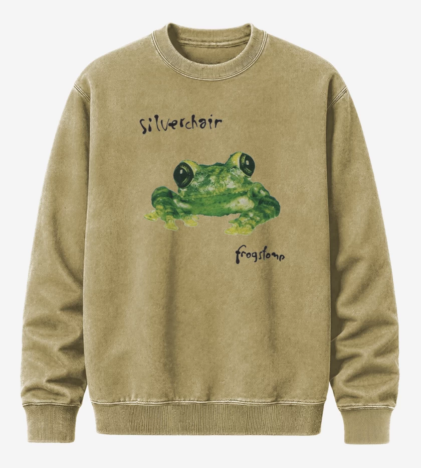 Poleron Polo Acid Wash Beige de Silverchair frogstomp
