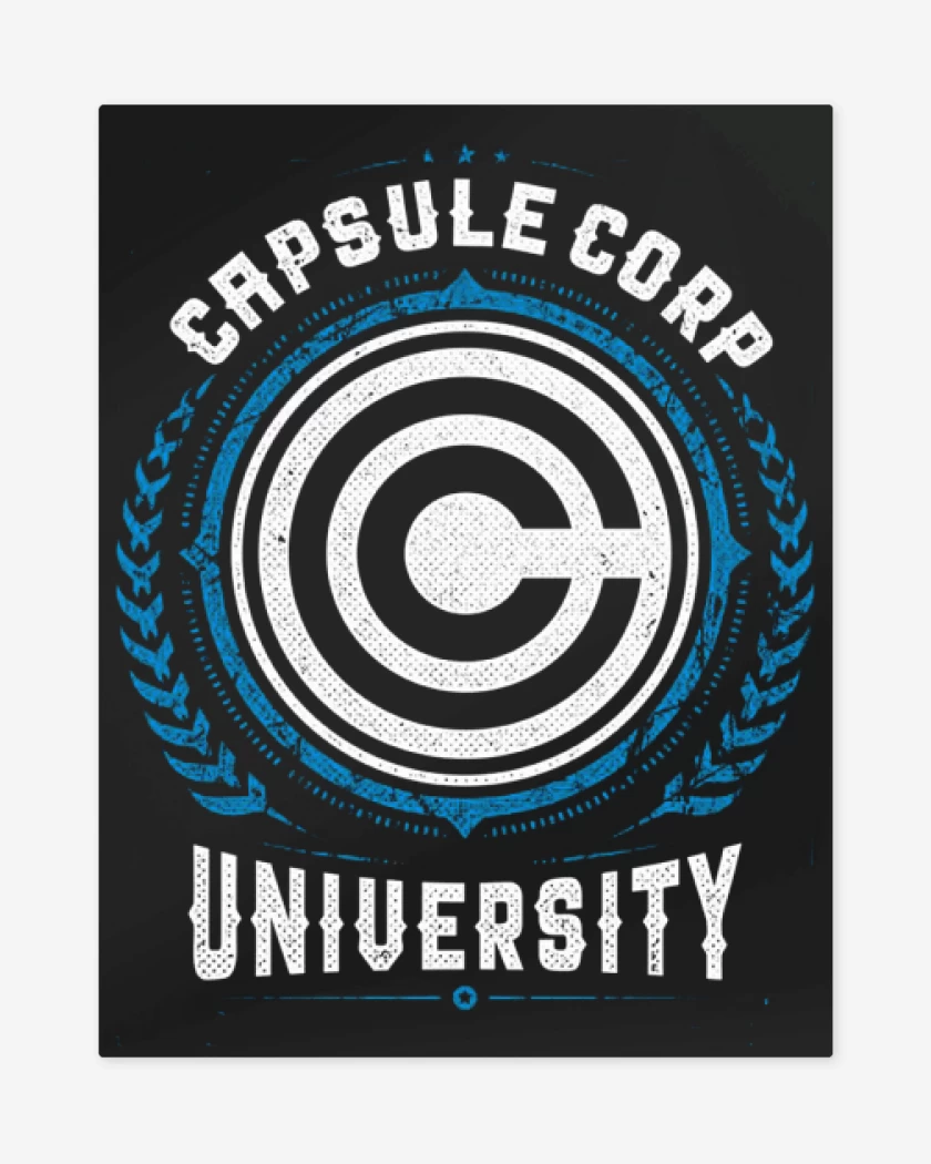 Print metalico Capsule University