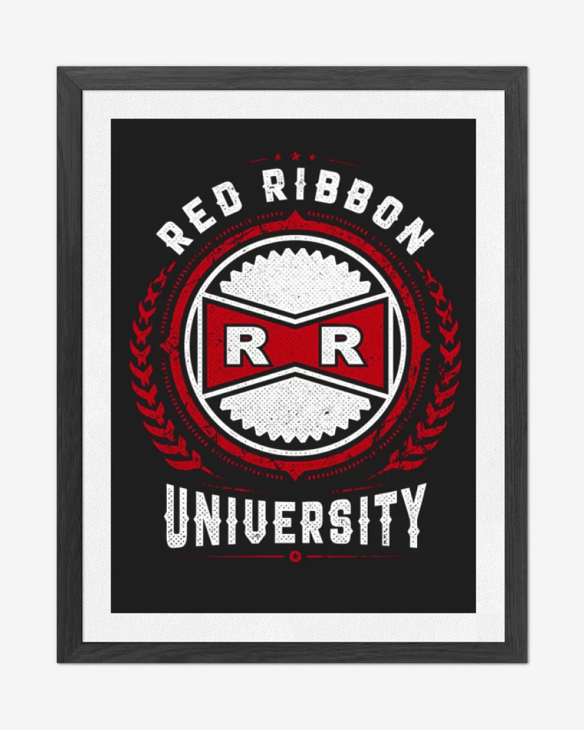 Cuadro decorativo Negro de Patrulla roja university 