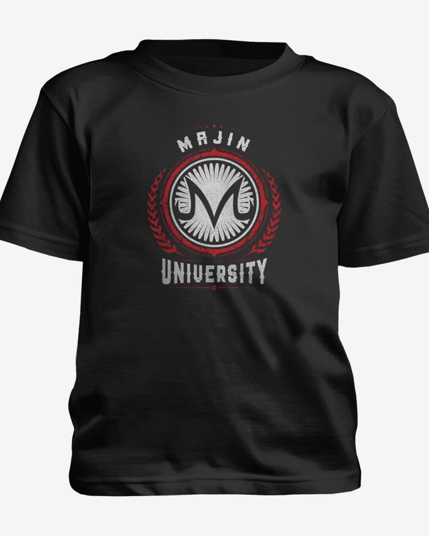 Polera de niño Negro de Majin university 