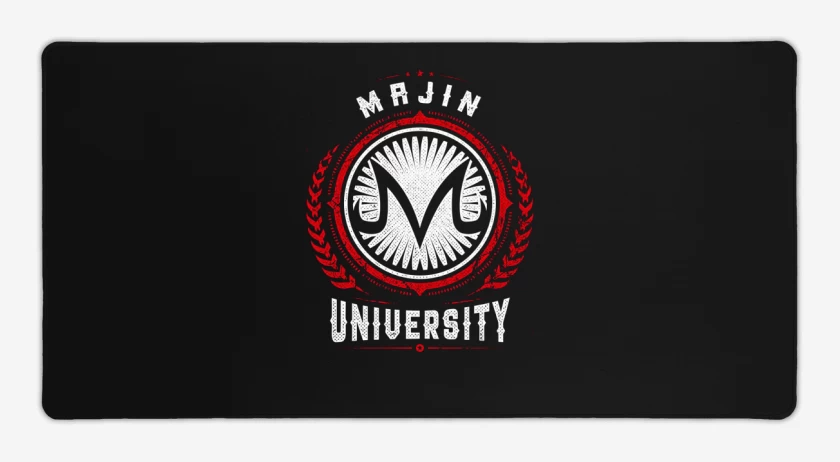 Mouse pad Gamer Negro de Majin university 