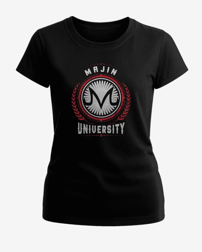 Polera de Mujer Negro de Majin university 