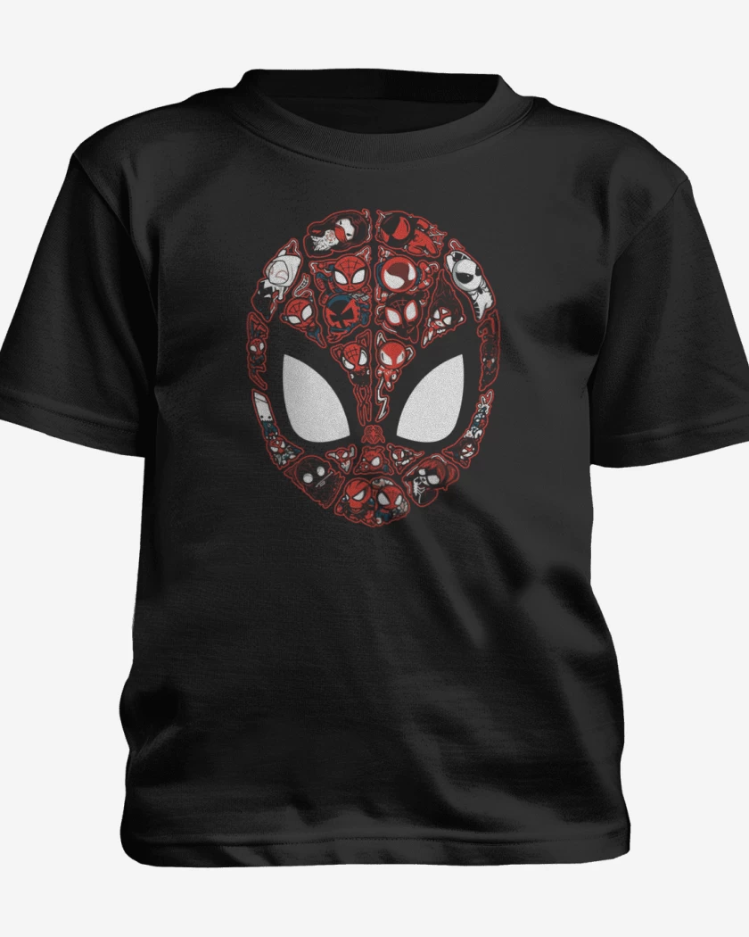 Polera de niño Blanco de spider faces