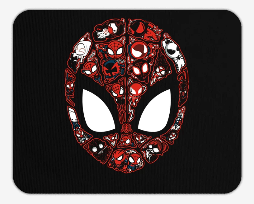 Mousepad spider faces